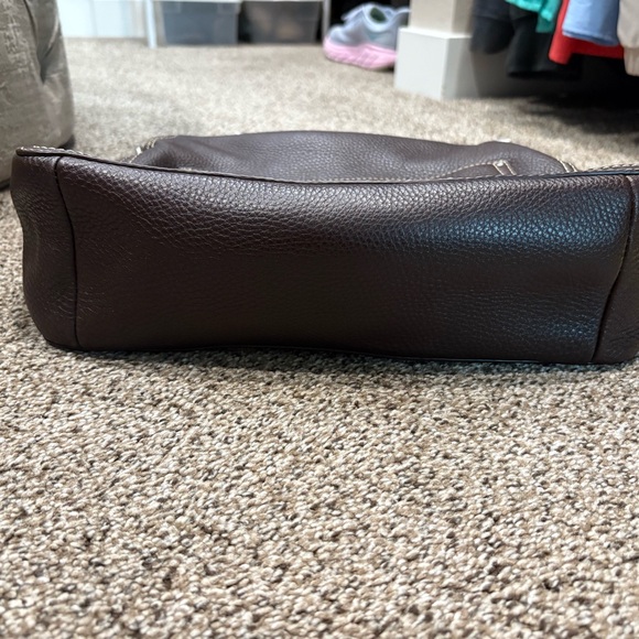 Coach Dark Brown Leather Shoulder Bag - Picture 7 of 7